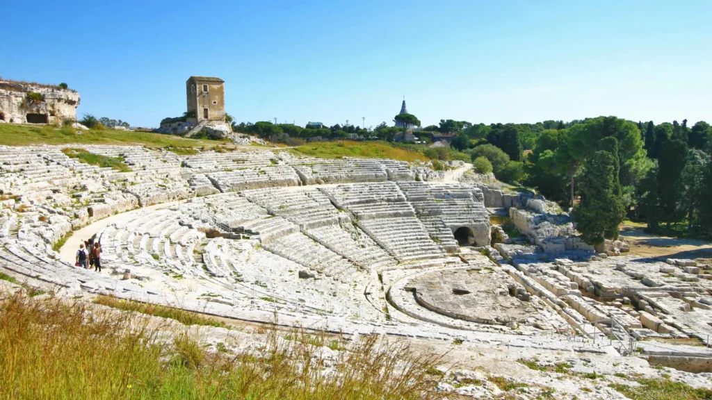 Il Teatro Greco di Siracusa, Sicilia, Italia