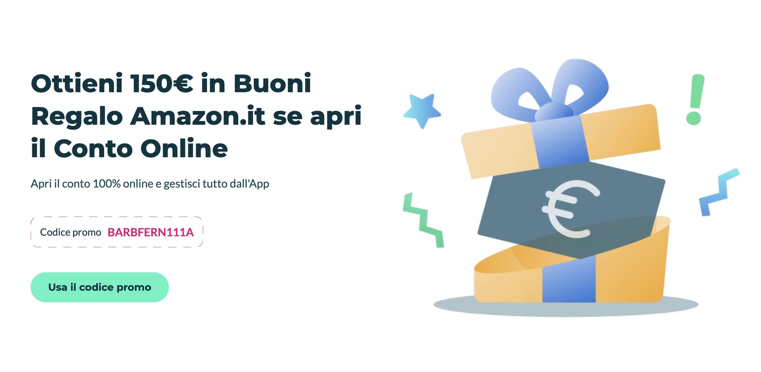 Codice promozionale Credit Agricole 2025 - Banca CA - conto online con bonus - BARBFERN111A