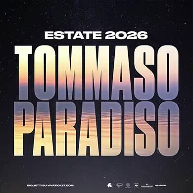 Locandina Tommaso Paradiso Estate 2026