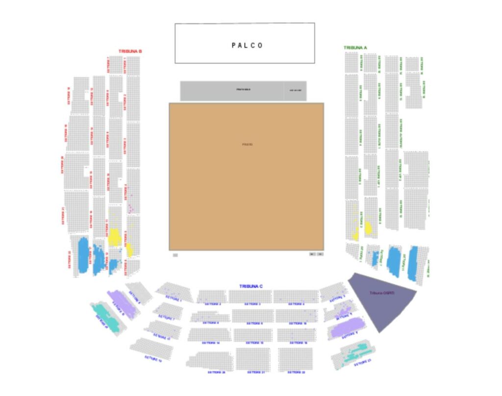Geolier a Messina 2026: biglietti, prezzi e consigli per il concerto allo Stadio Franco Scoglio 1 Geolier a Messina - Seat Plan