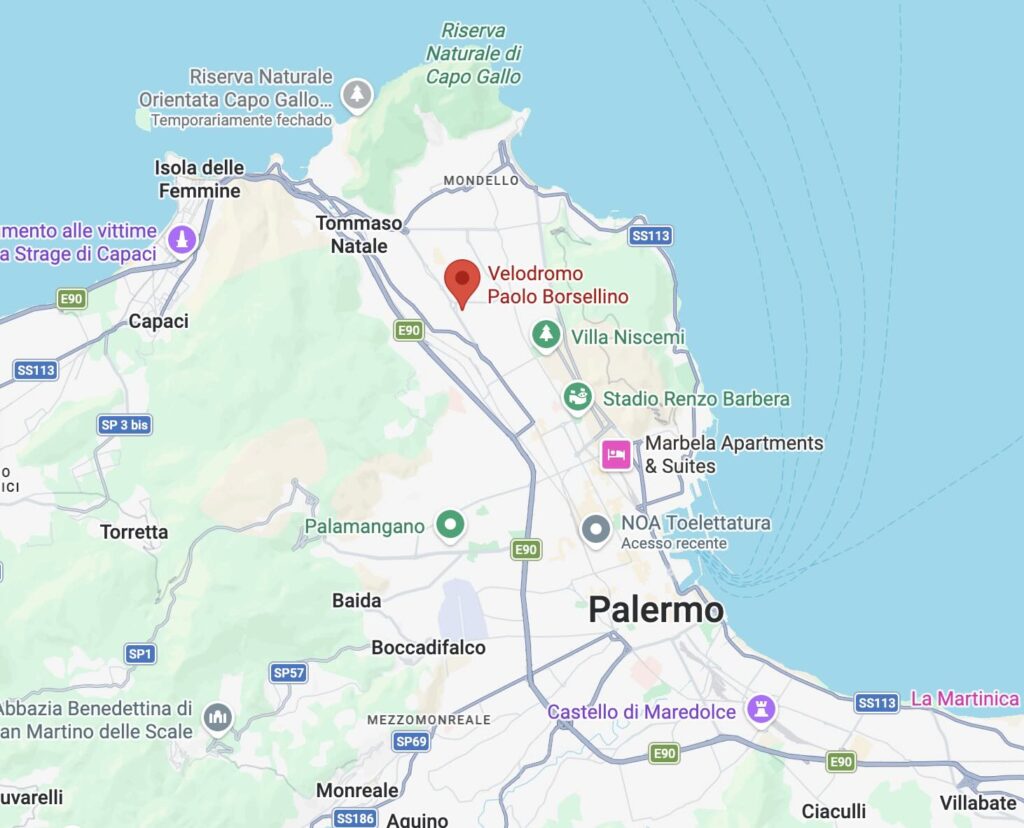 Caparezza a Palermo 2026: biglietti, prezzi e consigli per il Velodromo Borsellino 2 Mappa con la posizione del Velodromo Paolo Borsellino. Clicca per aprire su Google Maps.