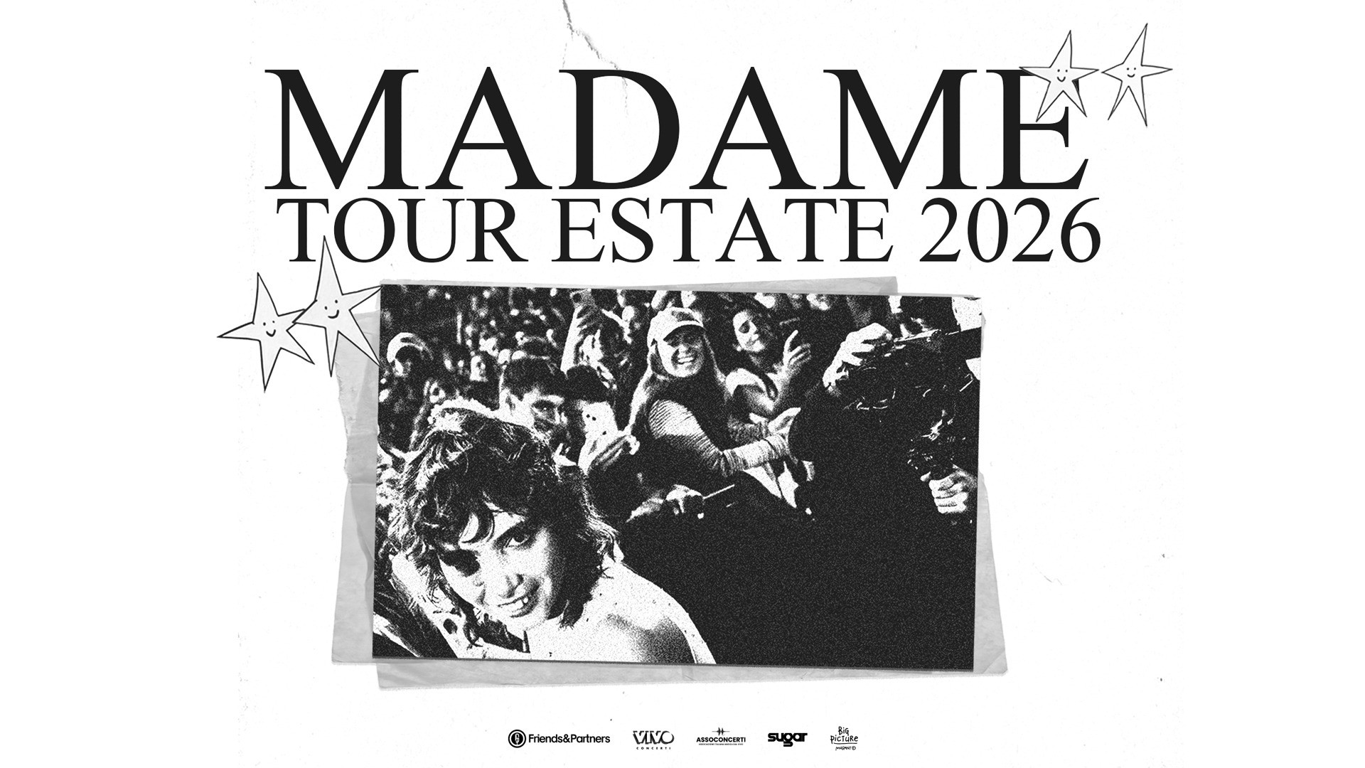 Madame, locandina ufficiale del Tour Estate 2026